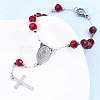 304 Stainless Steel Link Chain Bracelets BJEW-A032-07P-02-5