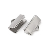 304 Stainless Steel Ribbon Crimp Ends STAS-E471-05L-P-2