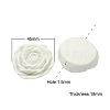 Resin Flower Rose Beads X-RESI-RB111-A01-1
