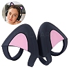 1 Pair Silicone Cat Ear Headphones Decorations DIY-CP0013-62B-1