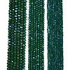 Electroplate Opaque Solid Color Glass Beads Strands EGLA-A044-P4mm-L09-2