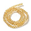 Electroplate Glass Bead Strands EGLA-R015-4mm-30-4