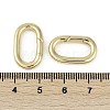 Brass Spring Gate Rings KK-Z078-05G-3