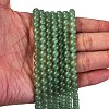 Natural Green Aventurine Round Bead Strands G-P070-37-6mm-3