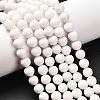 Natural Mashan Jade Round Beads Strands G-D263-8mm-XS01-1