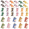 34Pcs Dinosaur Resin Charms Crocodile Ornaments Slime Resin Animal Flatback Embellishments for DIY Phonecase Decor Scrapbooking Crafts Jewelry Making Supplies JX478A-1