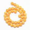 Natural White Jade Bead Strands G-R297-10mm-34-2
