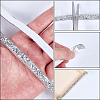 Resin Rhinestone Crystals Beaded Trim DIY-WH20055-024-5