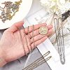 PVD Vacuum Plating Classic Plain 304 Stainless Steel Mens Womens Cable Chain for Necklace STAS-UN0005-34-4