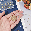 40Pcs 2 Colors Brass Spacer Beads KK-BC0012-75-3