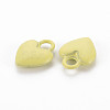 Spray Painted Alloy Charms PALLOY-Q433-032F-RS-2