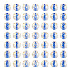 100Pcs Crackle Transparent Glass Beads GLAA-TADJ0001-12D-2