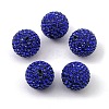 Grade A Rhinestone Pave Disco Ball Beads RB-Q105-9-3