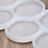 Flat Round DIY Silicone Molds DIY-A053-17D-5