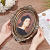 Resin with Glass Photo Frame Stand AJEW-WH0314-485-3