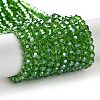 Electroplate Glass Bead Strands EGLA-R015-4mm-14-5