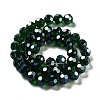 Electroplate Transparent Glass Beads Strands X-EGLA-A035-T10mm-A10-2