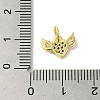 Real 18K Gold Plated Brass Pave Cubic Zirconia Pendants KK-M283-08C-01-3
