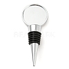 Alloy Wine Bottle Stopper Cabochon Settings LS-AJEW-Z016-02B-P-1