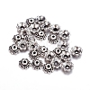Tibetan Style Alloy Bead Caps TIBEB-S039-054AS-RS-1