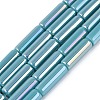 Electroplate Opaque Glass Beads Strands EGLA-Q132-02A-B03-1