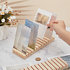 2Pcs Rectangle Wooden Card Slotted Display Stands AJEW-FG0005-78-3