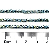 Transparent Electroplate Glass Beads Strands EGLA-A039-T2mm-UA06-4