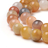 Natural Golden Silk Jade Beads Strands X-G-L555-05-8mm-2