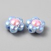 Plating Acrylic Beads MACR-WH0007-128C-2