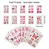  Removable Fake Temporary Tattoos Paper Stickers AJEW-NB0001-41-3