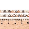 Electroplate Glass Beads Strands GLAA-T023-B16-04-4