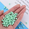 Opaque Acrylic Beads PAB702Y-B01-06-5