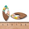 Resin and Walnut Pendants FIND-R051-12E-3