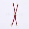 Nylon Twisted Cord Bracelet Making MAK-F018-01G-RS-2
