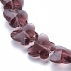 Transparent Glass Beads GLAA-Q066-14mm-B04-3