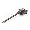 Iron Hair Bobby Pin Findings IFIN-WH0051-93D-2