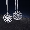 Trendy Brass Threader Earrings EJEW-BB21073-5