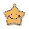 Alloy Enamel Pendants ENAM-M009-01B-G-1