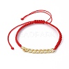 (Jewelry Parties Factory Sale)Unisex Adjustable Nylon Thread Braided Bead Bracelets Sets BJEW-JB05422-5