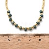 Brass Miyuki Seed Beaded Necklaces for Women NJEW-B126-01G-5