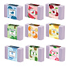 90Pcs 9 Styles Plant/Animal Pattern Soap Paper Tag DIY-WH0399-69-030-8