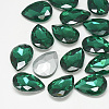 Pointed Back Glass Rhinestone Cabochons RGLA-T081-6x8mm-15-1