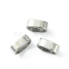 Non-Tarnish Drawing 201 Stainless Steel Slide Charms/Slider Beads STAS-C016-10B-P-1-1