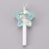 Resin Pendants LS-RESI-K008-B04-1