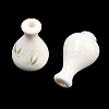 Handmade Printed Porcelain Beads PORC-T136-03A-02-2