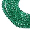 Transparent Glass Beads Strands GLAA-G125-01A-08-3