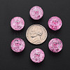 Transparent Crackle Acrylic Beads MACR-S373-66B-N02-2