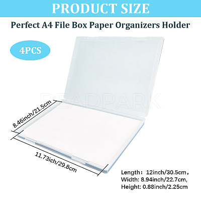Transparent Plastic Packaging Boxes with Hinged Lid LS-AJEW-WH20060-89-1