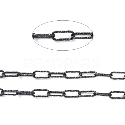 304 Stainless Steel Paperclip Chains CHS-A007-01B-1