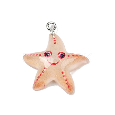 Marine Organism Resin Pendants RESI-Q022-03B-1